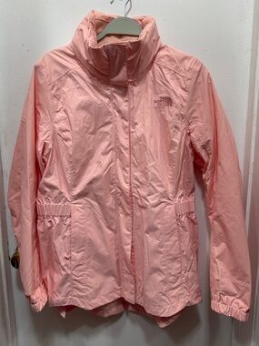 The North Face Pale Pink Packable Rain Jacket